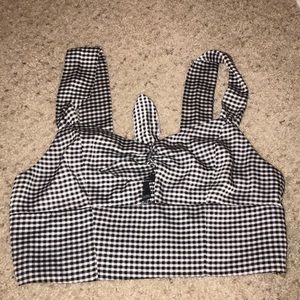 Checkered Crop top